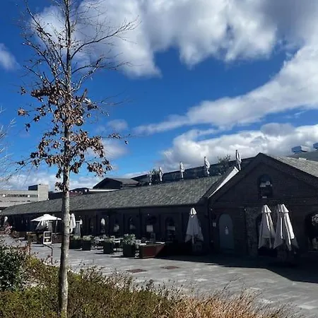 公寓 Sentral Og Lys Med Stor Uteplass Og Gratis Parkering *